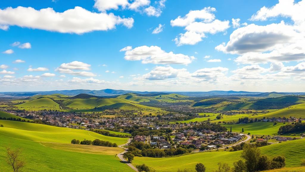 Beautiful regional Australia landscape